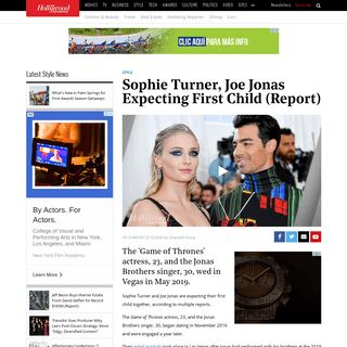 A complete backup of www.hollywoodreporter.com/news/sophie-turner-joe-jonas-expecting-first-child-report-1278993