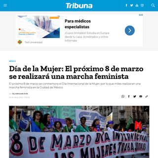 A complete backup of www.tribuna.com.mx/mexico/Dia-de-la-Mujer-El-proximo-8-de-marzo-se-realizara-una-marchafeminista-20200302-0