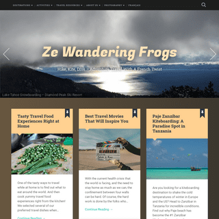 A complete backup of zewanderingfrogs.com