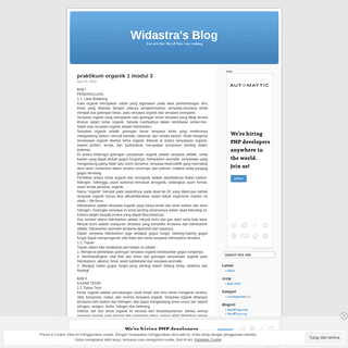 A complete backup of widastra.wordpress.com