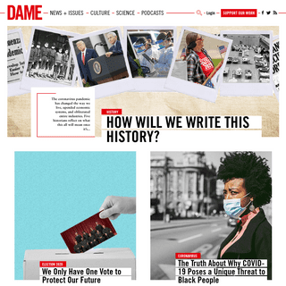 A complete backup of damemagazine.com