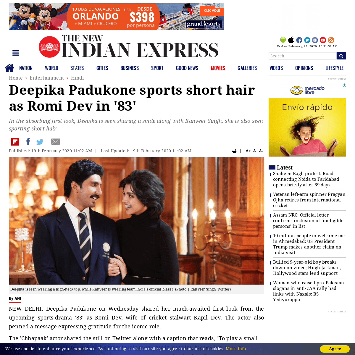 A complete backup of www.newindianexpress.com/entertainment/hindi/2020/feb/19/deepika-padukone-sports-short-hair-as-romi-dev-in-