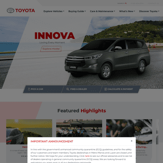 A complete backup of toyota.com.ph