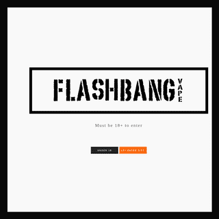 A complete backup of flashbangvape.com