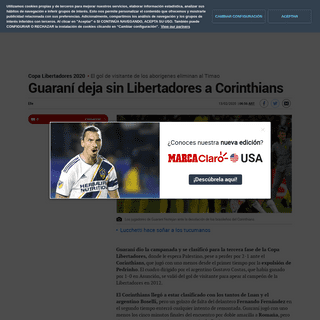 Copa Libertadores 2020- GuaranÃ­ deja sin Libertadores a Corinthians - MARCA Claro Argentina