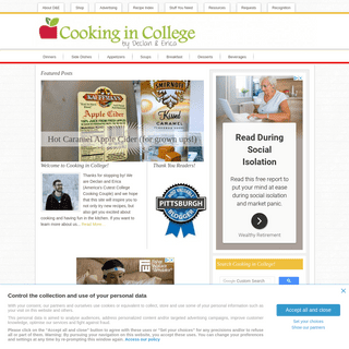 A complete backup of cooking-in-college.com