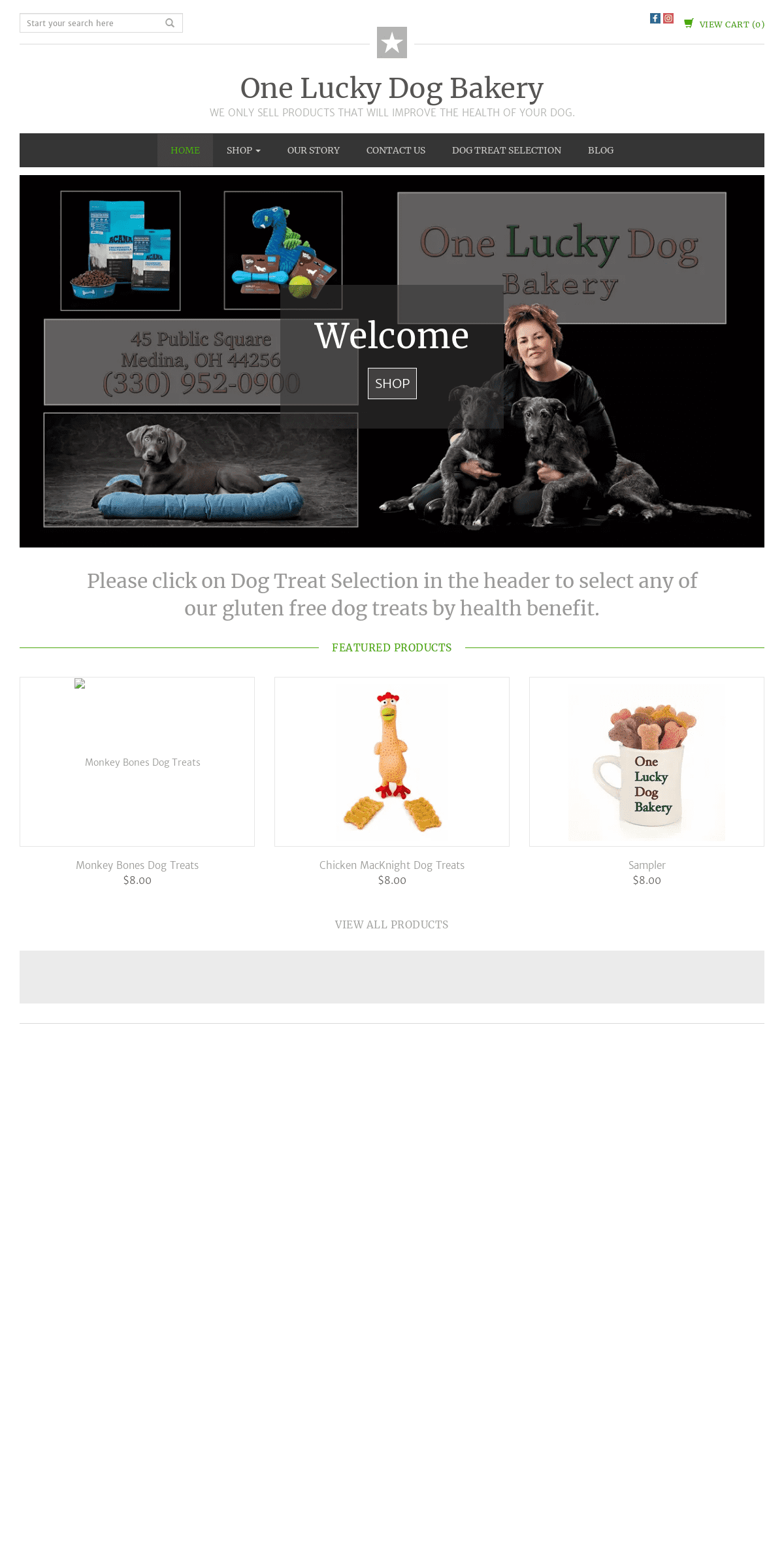 A complete backup of oneluckydogbakery.com