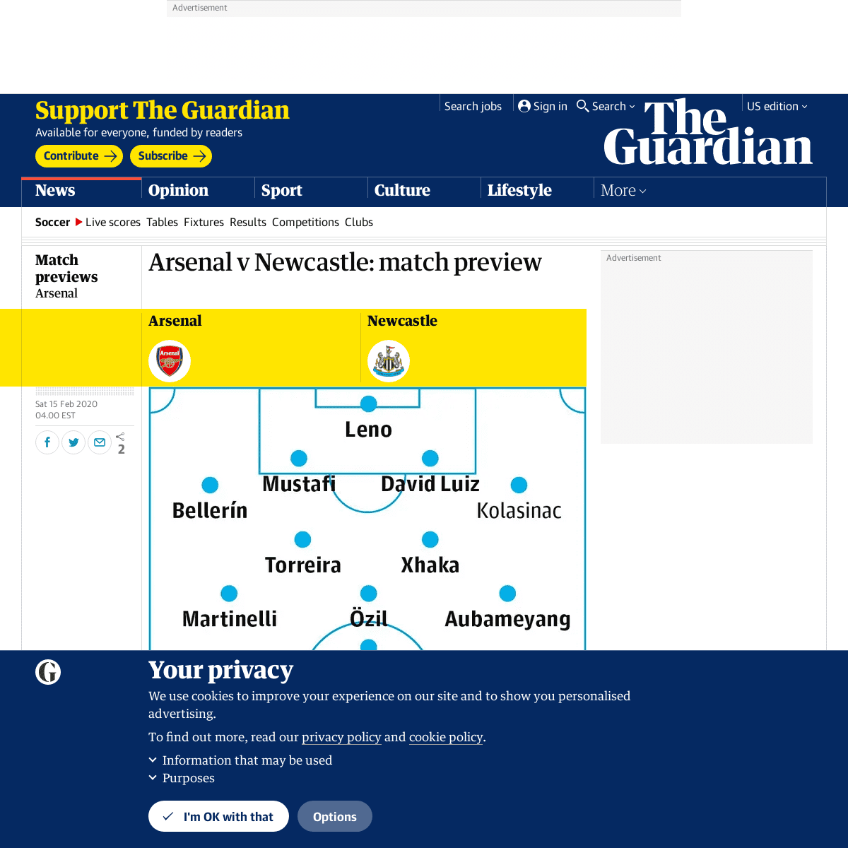 A complete backup of www.theguardian.com/football/2020/feb/15/arsenal-newcastle-match-preview
