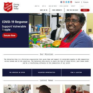 A complete backup of salvationarmy.ca