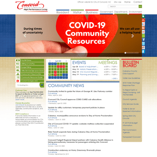 City of Concord Home Page
