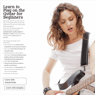 Learn to Play on the Guitar - Start Your First Steps Here