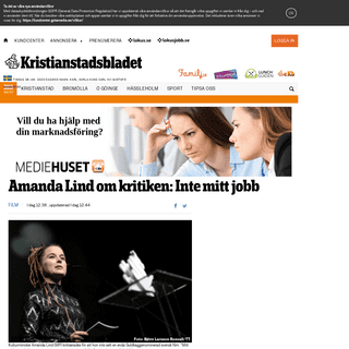 A complete backup of www.kristianstadsbladet.se/nyheter/amanda-lind-om-kritiken-inte-mitt-jobb/