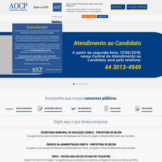 A complete backup of aocp.com.br
