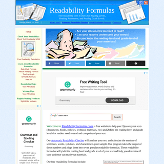 A complete backup of readabilityformulas.com