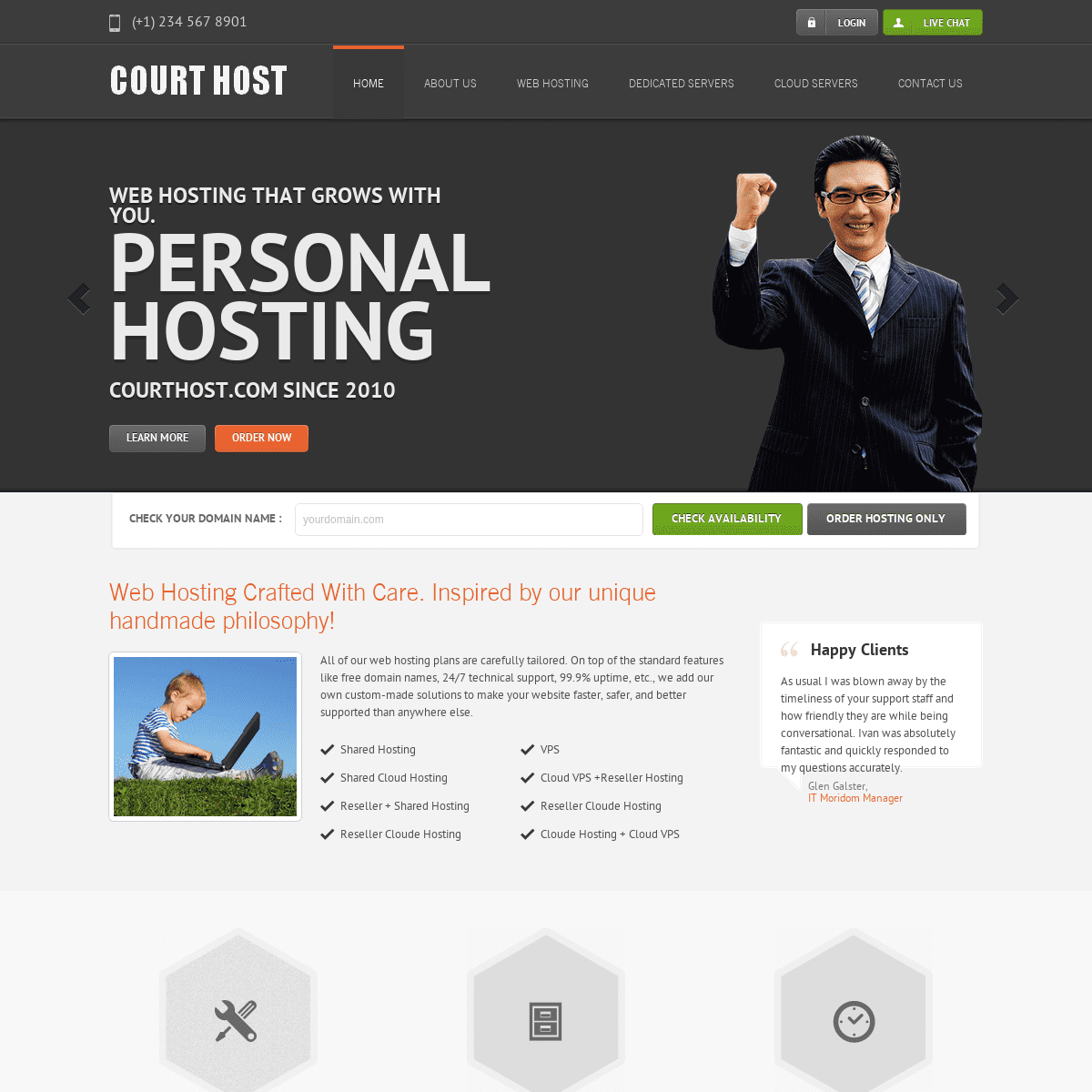 A complete backup of courthost.com