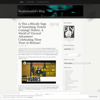 A complete backup of wrathofzombie.wordpress.com