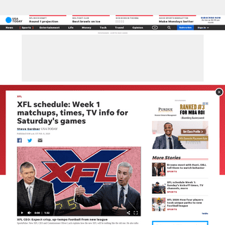 A complete backup of www.usatoday.com/story/sports/xfl/2020/02/08/xfl-schedule-week-1-saturdays-kickoff-times-tv-channels-more/4