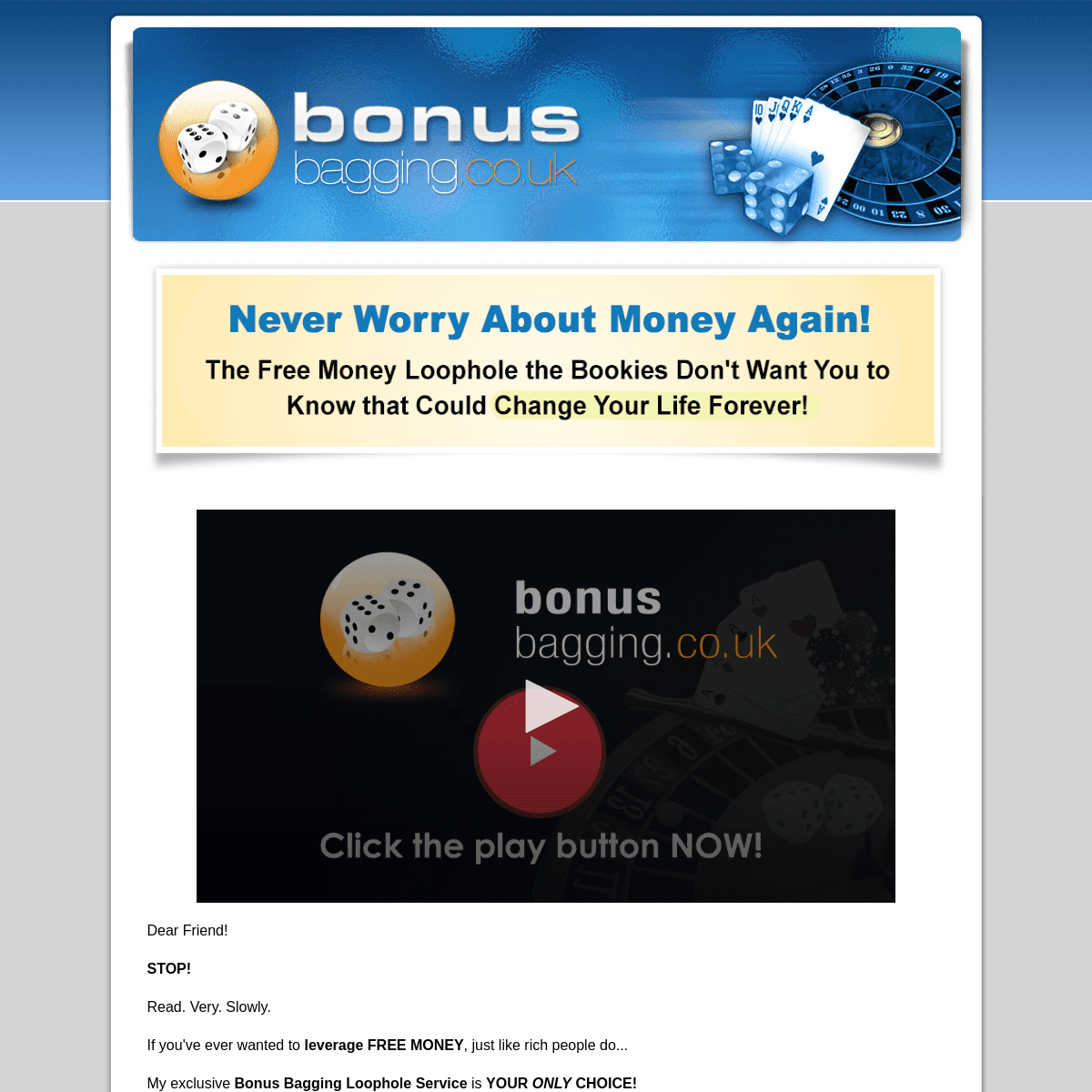 A complete backup of bonusbagging.co.uk