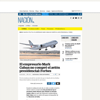A complete backup of www.eluniversal.com.mx/nacion/politica/el-empresario-mark-cuban-no-compro-el-avion-presidencial-forbes