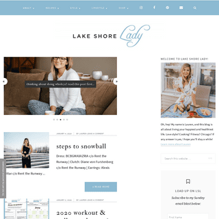 Lake Shore Lady - A Chicago based wellness blog with a dose of style!