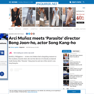 A complete backup of entertainment.inquirer.net/363906/arci-munoz-meets-parasite-director-bong-joon-ho-actor-song-kang-ho
