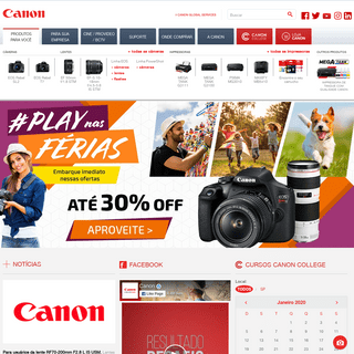 A complete backup of canon.com.br
