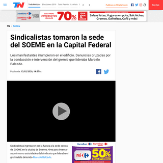 A complete backup of tn.com.ar/politica/sindicalistas-tomaron-la-sede-del-soeme-en-plena-ciudad_1033732