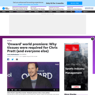 A complete backup of www.usatoday.com/story/entertainment/movies/2020/02/19/onward-premiere-why-chris-pratt-said-bring-tissues/4