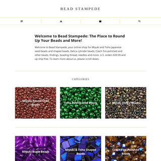 A complete backup of beadstampede.co.uk