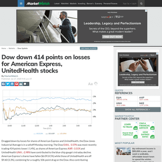 A complete backup of www.marketwatch.com/story/dow-down-414-points-on-losses-for-american-express-unitedhealth-stocks-2020-01-27