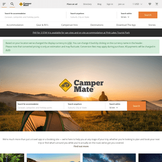 CamperMate - Accommodation