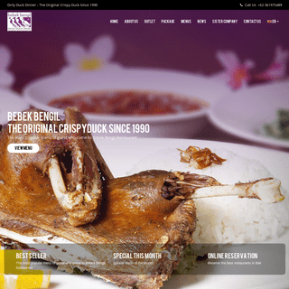 The Best Original Crispy Duck in Bali Since 1990 - Bebek Bengil Restaurant