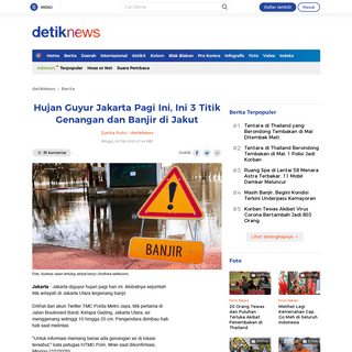 A complete backup of news.detik.com/berita/d-4882161/hujan-guyur-jakarta-pagi-ini-ini-3-titik-genangan-dan-banjir-di-jakut