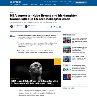 A complete backup of www.cnbc.com/2020/01/26/kobe-bryant-killed-in-helicopter-crash-reports-say.html