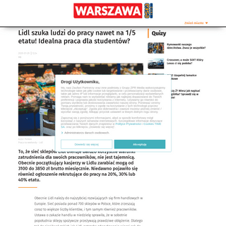 A complete backup of www.se.pl/warszawa/w-lidlu-dostaniesz-prawie-50-zl-h-za-prace-w-weekend-lista-sklepow-aa-F28U-hPbm-UBCm.htm