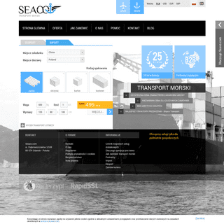Seaoo.com - Transport morski, najlepszy przewoÅºnik, spedycja jest Å‚atwa