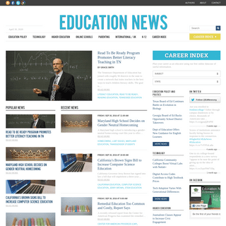 A complete backup of educationnews.org