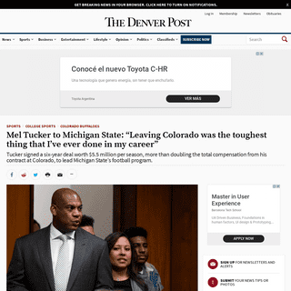 A complete backup of www.denverpost.com/2020/02/12/mel-tucker-to-michigan-state-news-conference/
