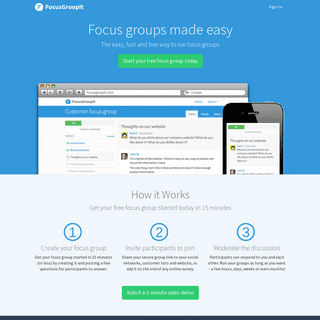 Free Online Focus Group Software - FocusGroupIt