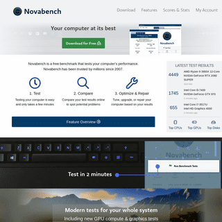 A complete backup of novabench.com