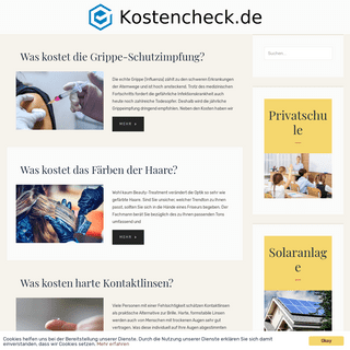 A complete backup of kostencheck.de