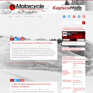 A complete backup of motorcycle-central.com