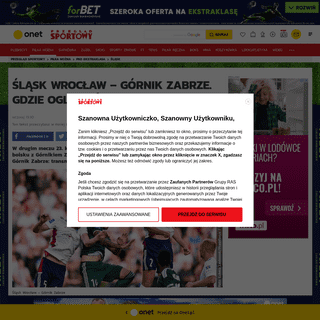 A complete backup of www.przegladsportowy.pl/pilka-nozna/pko-ekstraklasa/slask-wroclaw/slask-wroclaw-gornik-zabrze-o-ktorej-tran