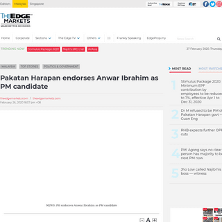 A complete backup of www.theedgemarkets.com/article/pakatan-harapan-endorses-anwar-ibrahim-pm-candidate-0