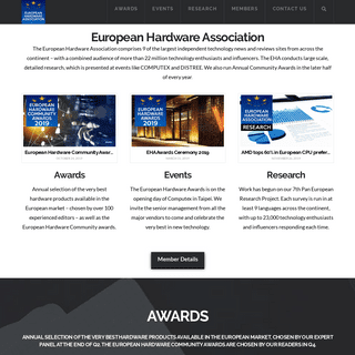 EHA â€“ Europe's leading technology news and reviews association