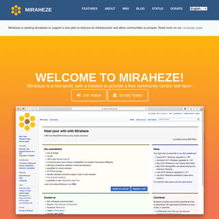 A complete backup of miraheze.org