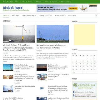 Windkraft-Journal - Windenergie, Solarenergie und Bioenergie - Nachrichten - Forum - Marktplatz
