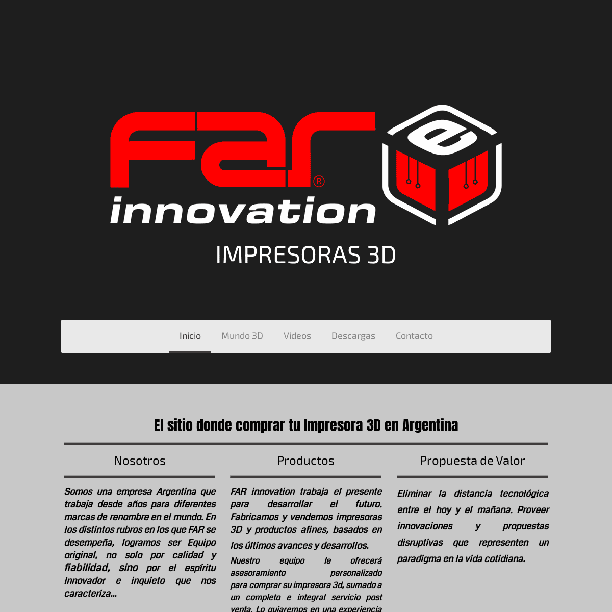 FAR - Impresoras 3D Argentina - FAR innovation - Impresoras 3D