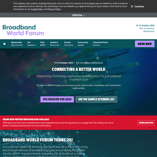 A complete backup of broadbandworldforum.com