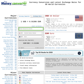 A complete backup of themoneyconverter.com